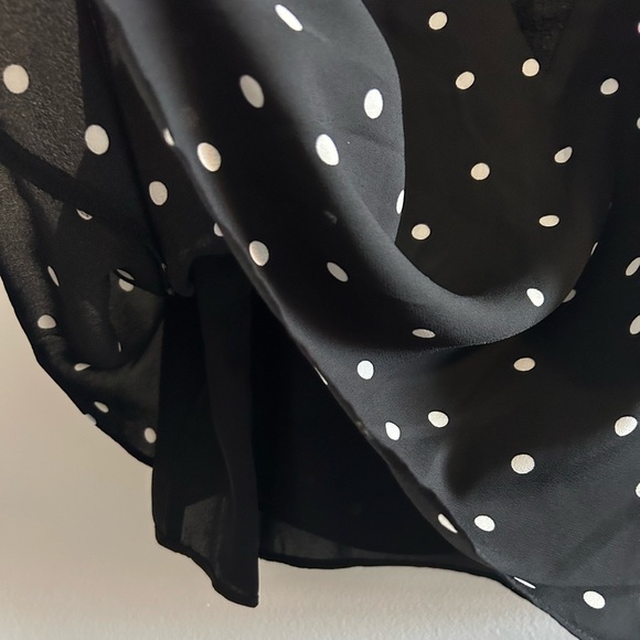 Polka Dot & Lace Tank - Picture 3 of 7